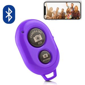 MOJOGEAR Bluetooth remote shutter - Afstandsbediening voor smartphone camera — Compatibel met Android / iOS / Windows Phone – Paars