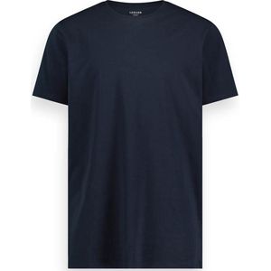 LEBASQ - Miles' T-shirt voor heren - 3 pack - met Ronde hals - Extra lang - Geschikt als Ondershirt - Blauw - M - Katoen