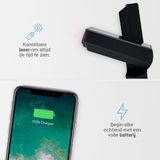 Teeco - Wekkerradio - Antraciet - Digitale wekker met projectie en telefoon opladen