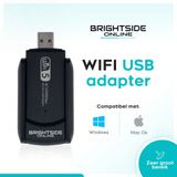 Brightside Usb Wifi Adapter - 1200Mbps Dongle - 2,4Ghz en 5Ghz Dual Wifi Antenne - USB 3.0 - Mac en Windows - Draadloos