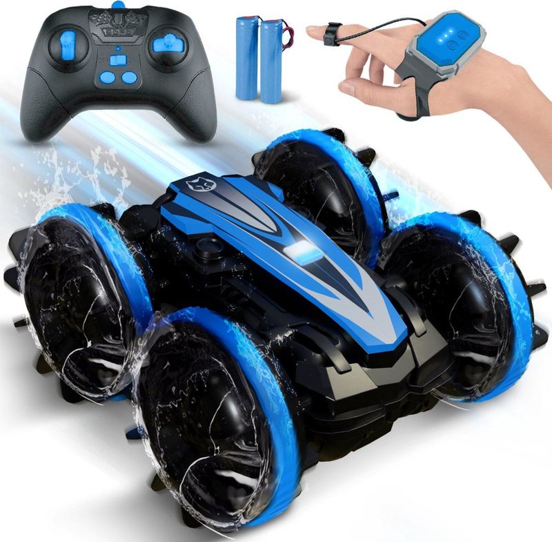 NAPI Aqua-Land Racer - RC Auto - Waterdicht - Met 2 Accu's - Buitenspeelgoed - All-Terrain