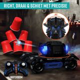 NAPI - Tankslider - RC Auto - Buitenspeelgoed - Met 2 Accu's en Rookgenerator