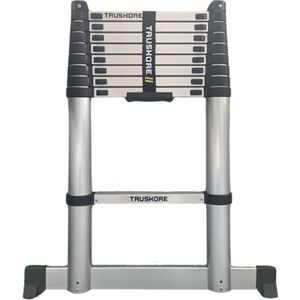 Truskore® Telescopische ladder 2.0 meter - Aluminium - Professionele Vouwladder - Telescoop ladder - Stevig & Vertrouwd