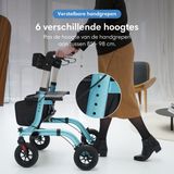 Safe Age - Rollator - Lichtgewicht - Opvouwbaar - Zitfunctie - Aluminium