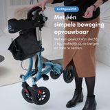 Safe Age - Rollator - Lichtgewicht - Opvouwbaar - Zitfunctie - Aluminium