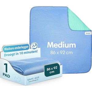 Safe Age® wasbare incontinentie onderleggers voor volwassenen, huisdieren en kinderen - matrasbeschermer - Medium
