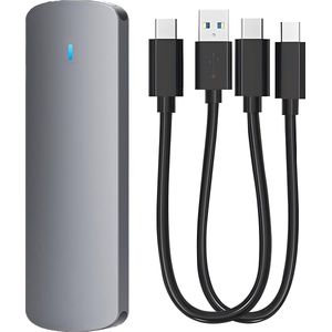 iMounts M.2 usb-c behuizing - NVMe M.2 SSD behuizing - USB en USB-C kabel