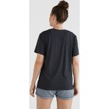 O'Neill - Essentials V-Neck - T-Shirt - Black Out - 60% Katoen, 40% Gerecycled Polyester