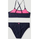 O'Neill Crop Bikini Essentials Donkerblauw/Roze