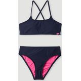 O'Neill Crop Bikini Essentials Donkerblauw/Roze