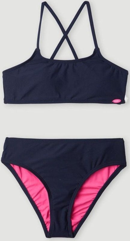 O'Neill Crop Bikini Essentials Donkerblauw/Roze