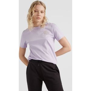 O'Neill T-Shirt Women Circle surfer Purple Rose S - Purple Rose 100 Katoen Round Neck
