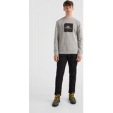 O'Neill Sweatshirts Men CUBE CREW Grijs - Grijs 60 Cotton, 40 Recycled Polyester