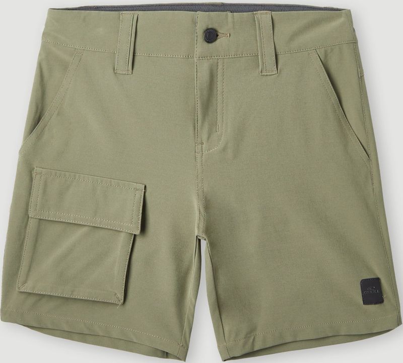 O'Neill - Cargo Korte Broek - Deep Lichen Green - 50% Polyester, 42% Gerecycled Polyester, 8% Elastaan