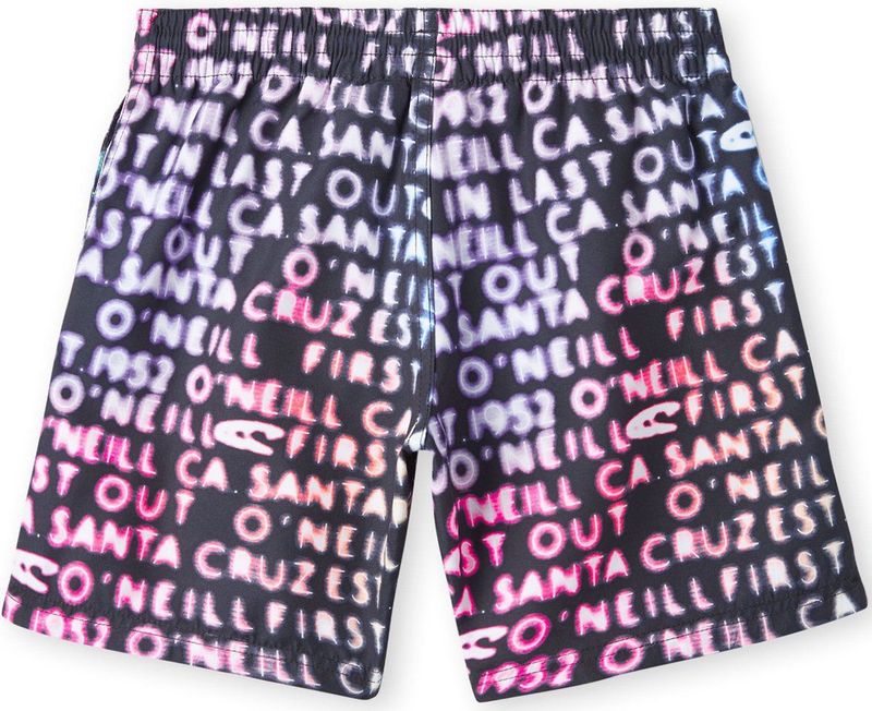 O'Neill - Cali Gradient 14 inch - Zwembroek - Black Neon Lights