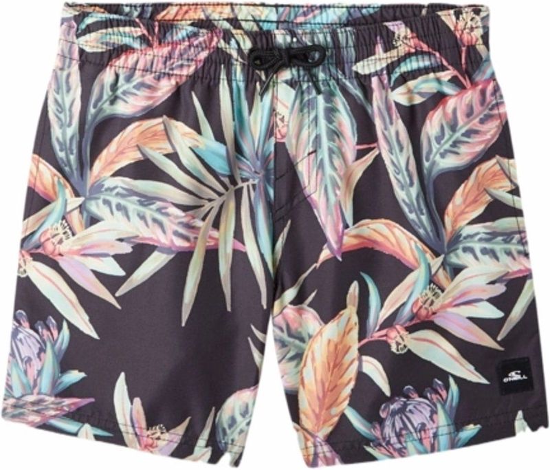 O'Neill - Cali Print - Zwembroek - Black Tropical Flower - Gerecycled Polyester