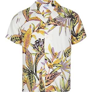 O'NEILL Print Shirt 31022 White Tropical Flower, Regular voor heren, 31022 White Tropical Flower, XL/XXL