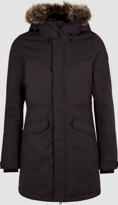 O'Neill - Trvlr Series Journey Parka - Jas - Black Out - 55% Gerecycled Polyester, 45% Polyester