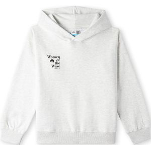 O'Neill hoodie met tekst white melange