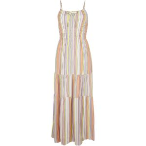 O'NEILL QUORRA Maxi Dress Vrijetijdsjurk, 32021 Multi Stripe, Regular voor dames, 32021 Multi Stripe, XL/XXL