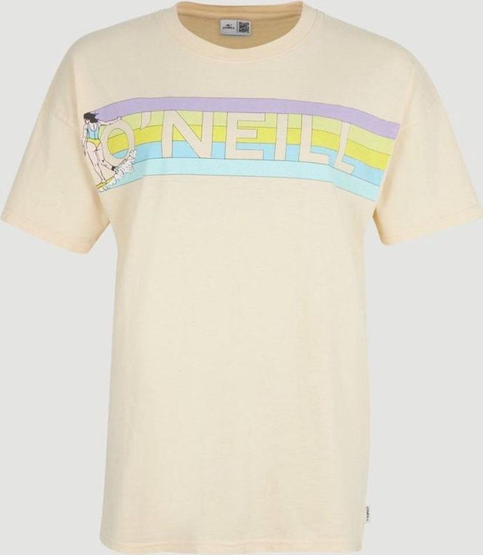 O´neill Connective Graphic Long T-shirt Met Korte Mouwen