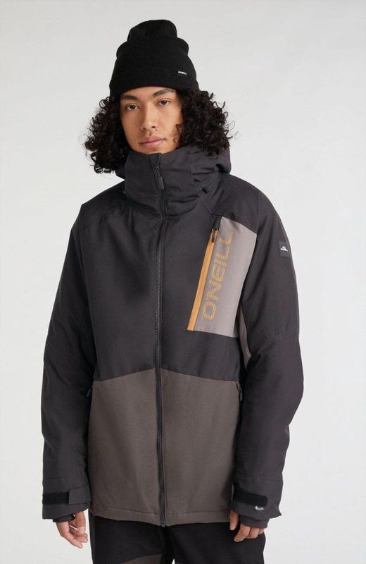 O'Neill - Jacksaw - Jas - Zwart - Polyester - Kleurblok