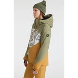 O'neill - Carbonite - Jas - Beige - Groen - Slim Fit - 10K Waterdicht