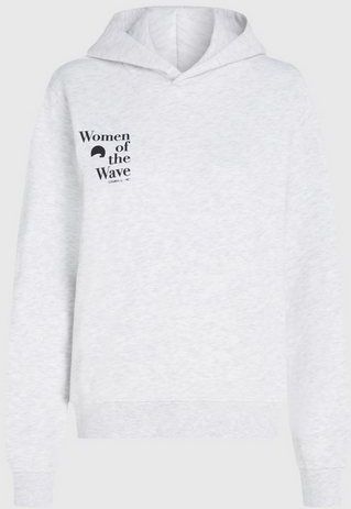 O'Neill - Women Noos Wow - Hoodie - White Melange - Katoen en Gerecycled Polyester