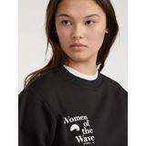 O'Neill - Noos Wow Crew - Trui - Black Out - 70% Katoen, 30% Gerecycled Polyester