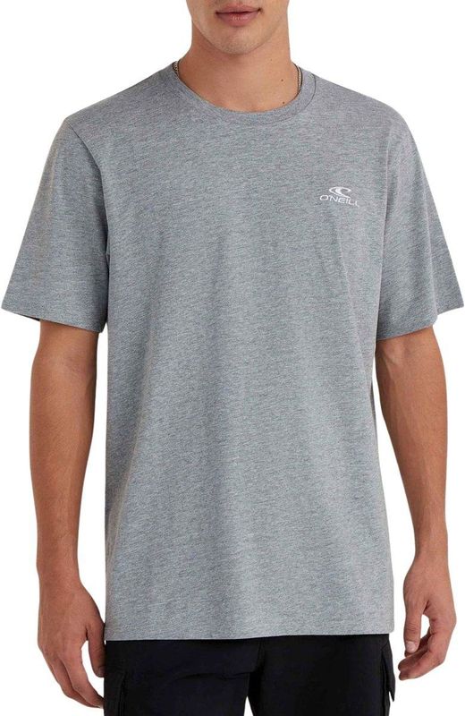 O'Neill - Small Logo - T-shirt - Silver Melee - 100% Biologisch Katoen - Regular Fit
