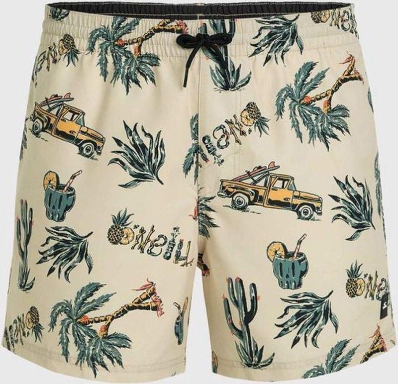 O'Neill - Mix And Match Cali Print - Zwembroek - Beige - 15 inch