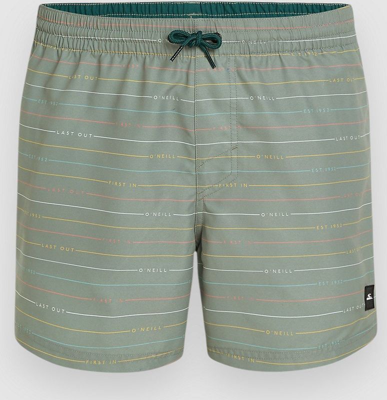 O'Neill - Jack O'Neill Cali - Zwembroek - Groen First Name Stripe - 50% Gerecycled Polyester