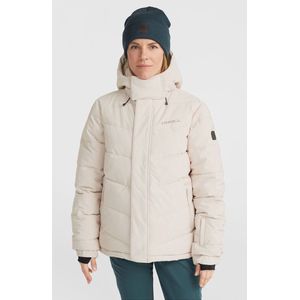 O'Neill Z.e.n. Puffer Hybrid Ski Jas  - Dames - Beige - Maat: M