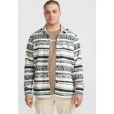 O'Neill - Men Superfleece - Overhemd - Grey Ikat Stripe - 70% Gerecycled Polyester