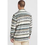 O'Neill - Men Superfleece - Overhemd - Grey Ikat Stripe - 70% Gerecycled Polyester