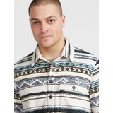 O'Neill - Men Superfleece - Overhemd - Grey Ikat Stripe - 70% Gerecycled Polyester