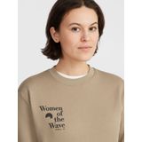 Women of the Wave - Crew Sweatshirt - Grijs - Katoenmix