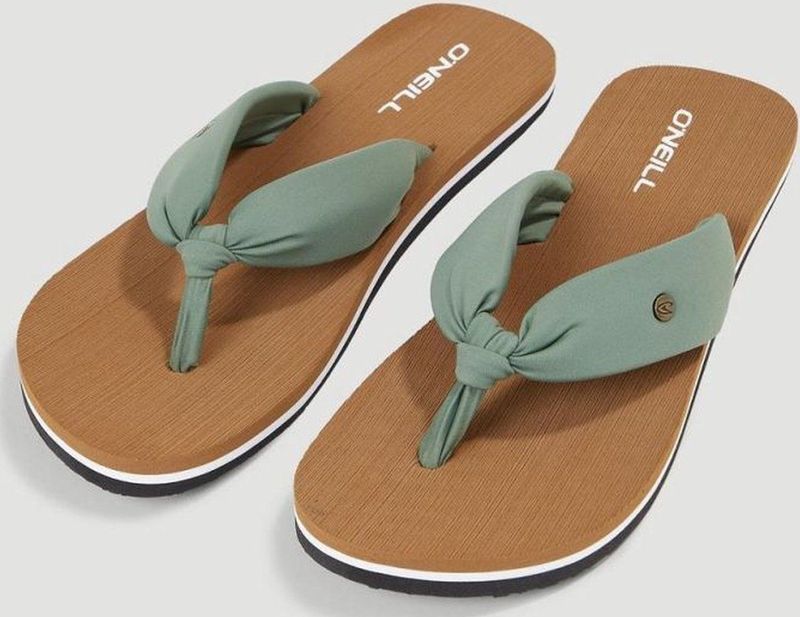 Ditsy Sun Bloom - Teenslipper met Open Toe en Platte Hak