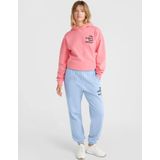 O'NEILL - Broek - Lichtblauw/Zwart - Sweatstof - Tapered - High Waist - 7/8 Lengte