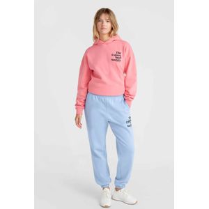 O'NEILL - Broek - Lichtblauw/Zwart - Sweatstof - Tapered - High Waist - 7/8 Lengte