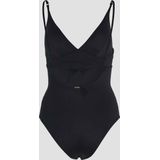 Badpak - V-hals - Zwart - 82% Gerecycled Polyamide