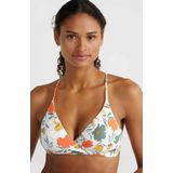 O´neill - Baay - Bralette Bikini - Blauw - Gekruiste Bandjes - Verwijderbare Cup Padding