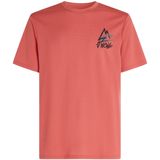 O'Neill - Hybrid Logo Polygiene - T-shirt - Red Orcher