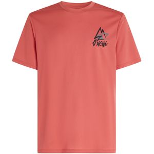 O'Neill - Hybrid Logo Polygiene - T-shirt - Red Orcher