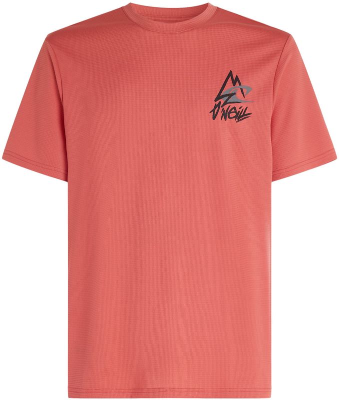 O'Neill - Hybrid Logo Polygiene - T-shirt - Red Orcher