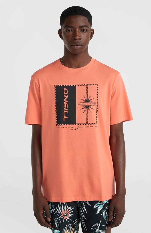 O'Neill Mix And Match Palm T-shirt  - Heren - Oranje - Maat: M