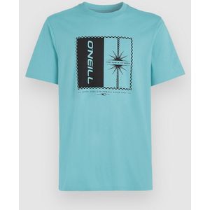 O'Neill - Mix And Match Palm T-shirt - Heren - Blauw - Katoen