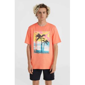 O'Neill - Jack Neon - T-Shirt - Living Coral - 100% Katoen