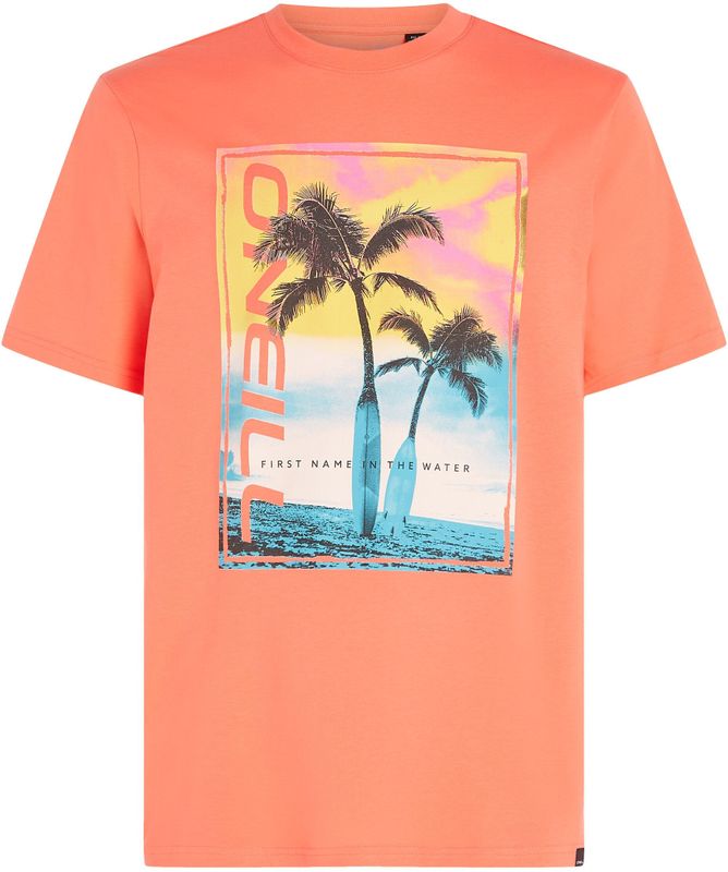 O'Neill - Jack - T-Shirt - Living Coral - 100% Katoen