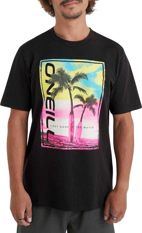 O'Neill - Jack Neon - T-shirt - Black Out - 100% Katoen
